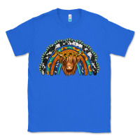 True Royal turquoise cowhide sunflower headband highland cow Classic Tee - Jasminsmagicworld