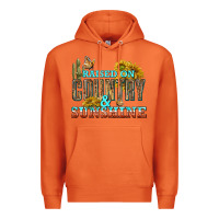 Carrot Raised on Country and Sunshine Premium Hoodie - texasbilliewilder
