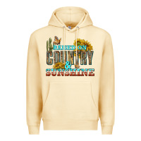 Pina Colada Raised on Country and Sunshine Premium Hoodie - texasbilliewilder