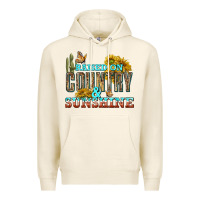 Tofu Raised on Country and Sunshine Premium Hoodie - texasbilliewilder
