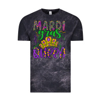 Cloud Black mardi gras queen Vintage Tee - Artiststas