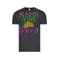 Vintage Black mardi gras queen Vintage Tee - Artiststas