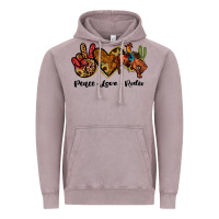 Vintage Zinc peace love rodeo Vintage Hoodie - JahusDesignShop