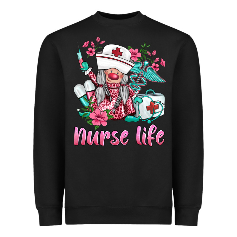 Nurse Gnomies Nurse  Life Spring Heavyweight Sweatshirt by BarkalooDesign | Teevron