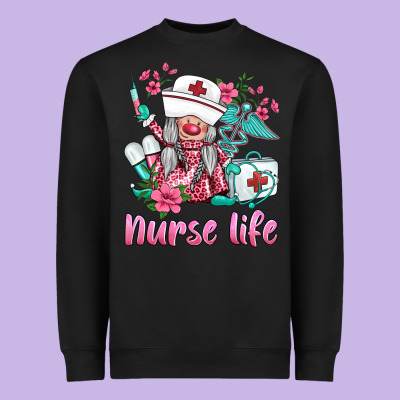Nurse Gnomies Nurse  Life Spring Heavyweight Sweatshirt Designed By Barkaloodesign