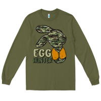 Army Green egg hunter Long Sleeve Tee - MaliasSmallBusiness
