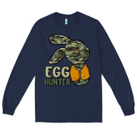 Navy egg hunter Long Sleeve Tee - MaliasSmallBusiness