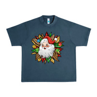 Midnight Navy santa claus sunflower Urban Heavy Tee - Jasminsmagicworld
