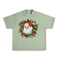 Oil Green santa claus sunflower Urban Heavy Tee - Jasminsmagicworld
