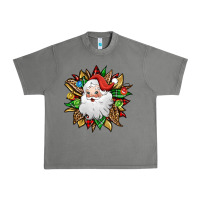 Santa Claus Sunflower Urban Heavy Tee | Teevron