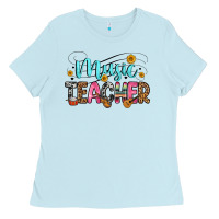 Baby Blue music teacher Ladies Tee - Zillion Design Studio