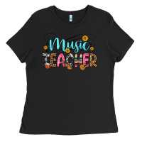 Black music teacher Ladies Tee - Zillion Design Studio