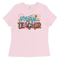 Bubblegum Pink music teacher Ladies Tee - Zillion Design Studio