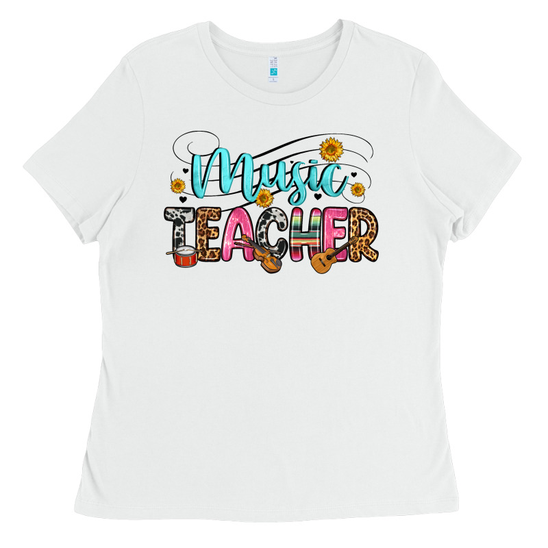 Music Teacher Ladies Tee by Zillion Design Studio | Teevron