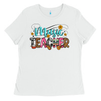 White music teacher Ladies Tee - Zillion Design Studio