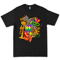 Black mississippi map mardi gras Premium Tee - AdoDesignShop