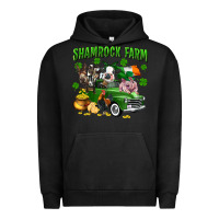 Pigment Black Shamrock farm Urban Hoodie - CowGirlArtShop