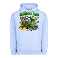 Pigment Grape Ice Shamrock farm Urban Hoodie - CowGirlArtShop