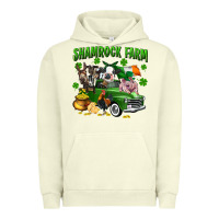 Pigment Pistachio Shamrock farm Urban Hoodie - CowGirlArtShop