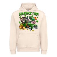 Sandshell Shamrock farm Urban Hoodie - CowGirlArtShop
