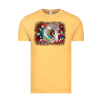 Vintage Mustard mexico flag christmas Vintage Tee - AdoDesignShop