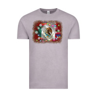 Vintage Zinc mexico flag christmas Vintage Tee - AdoDesignShop