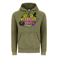 Vintage Olive bad witch vibes Vintage Hoodie - BundleAndBundleShop