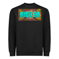 Black western rodeo sunflowers weapon  license plate template Heavyweight Sweatshirt - BarkalooDesign