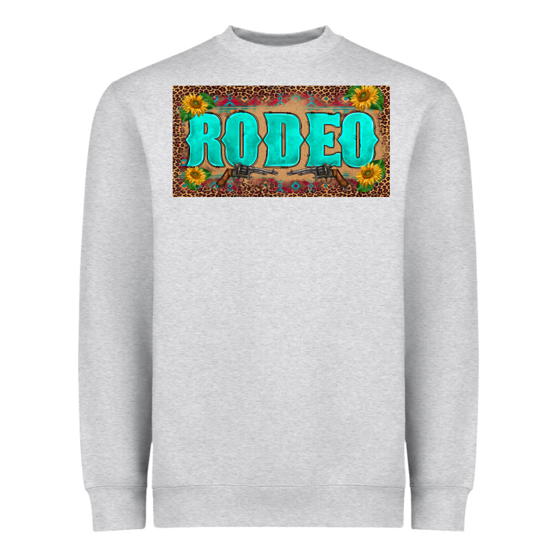 Western Rodeo Sunflowers Weapon  License Plate Template Heavyweight Sweatshirt by BarkalooDesign | Teevron