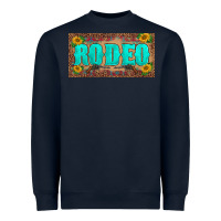 Navy western rodeo sunflowers weapon  license plate template Heavyweight Sweatshirt - BarkalooDesign