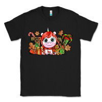 Black Joy unicorn Christmas Classic Tee - NancyCooperArtShop