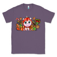 Lavender Joy unicorn Christmas Classic Tee - NancyCooperArtShop
