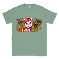 Sage Joy unicorn Christmas Classic Tee - NancyCooperArtShop