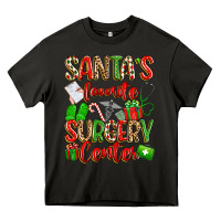 Asphalt Santa's Favorite Surgery Center png sublimation de Heavy Core Tee - texasbilliewilder