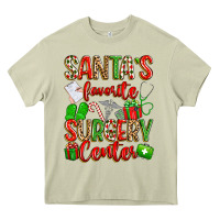 Mossy Santa's Favorite Surgery Center png sublimation de Heavy Core Tee - texasbilliewilder