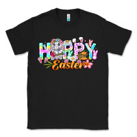 Black Happy Easter Classic Tee - CowhideDigitalArt