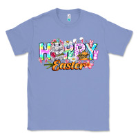 Colony Blue Happy Easter Classic Tee - CowhideDigitalArt