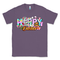 Lavender Happy Easter Classic Tee - CowhideDigitalArt