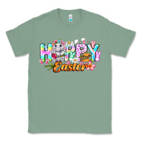 Sage Happy Easter Classic Tee - CowhideDigitalArt