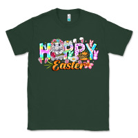 Sports Green Happy Easter Classic Tee - CowhideDigitalArt