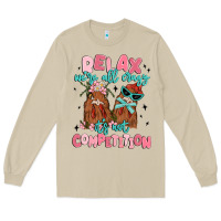 Mushroom relax we're all crazy it's not competition Long Sleeve Tee - MaliasSmallBusiness