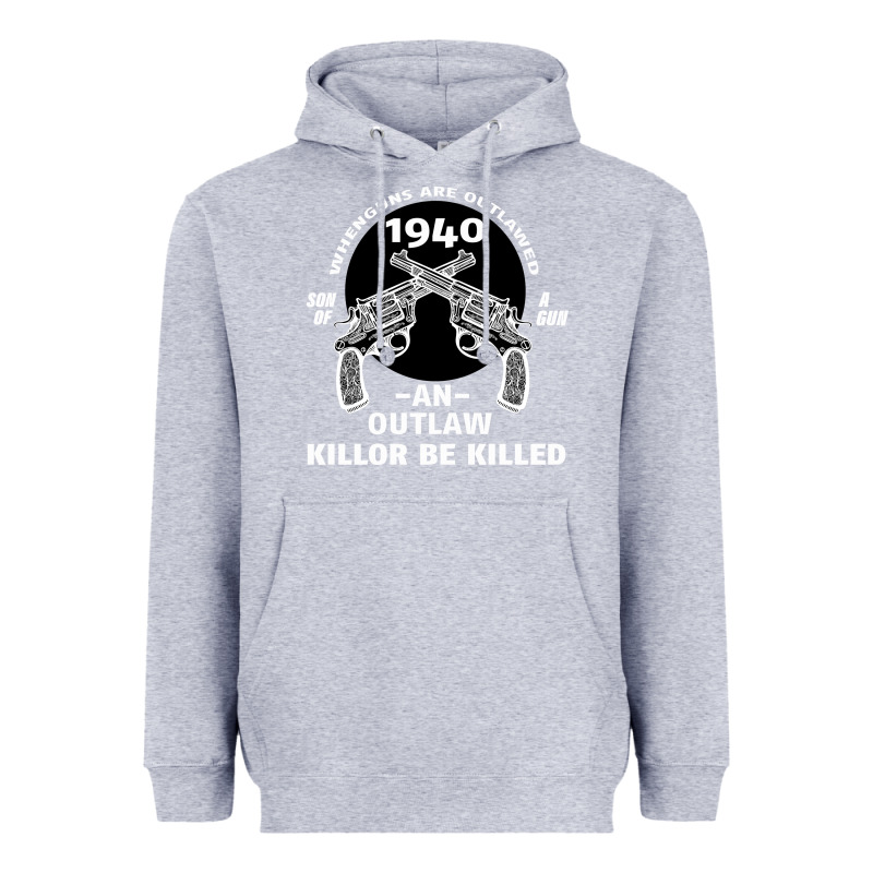 Guns - When Guns Are Outlawed I'll Be Outlaw Heavyweight Hoodie by Bettercallsaul | Teevron