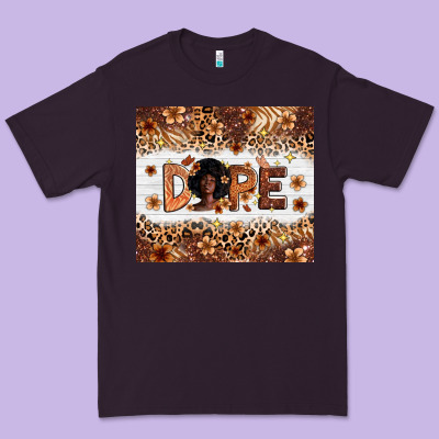 Dope Melanin Premium Tee Designed By Zillion Design Studio