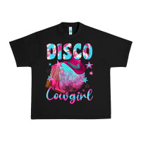 Black disco cowgirl Urban Heavy Tee - NancyCooperArtShop