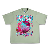 Oil Green disco cowgirl Urban Heavy Tee - NancyCooperArtShop