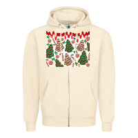 Sandshell christmas tree cakes Zipper Hoodie - MaliasSmallBusiness