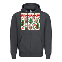Smoke christmas tree cakes Zipper Hoodie - MaliasSmallBusiness