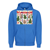 True Royal christmas tree cakes Zipper Hoodie - MaliasSmallBusiness