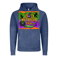 Vintage Denim bad witch vibes tumbler Vintage Hoodie - BundleAndBundleShop
