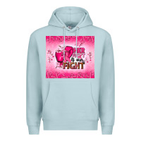 Blue Mist Her fight is our fight Premium Hoodie - NancyCooperArtShop